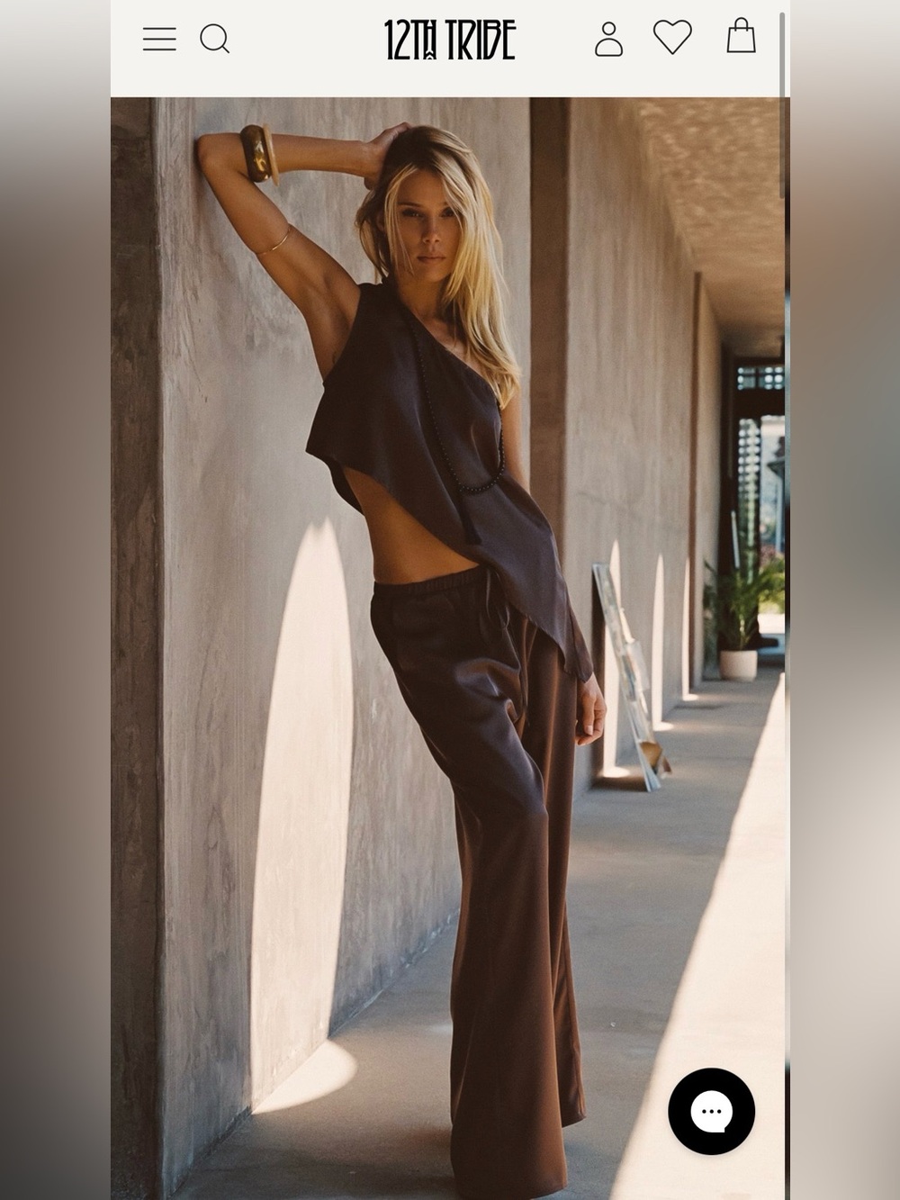 Estelle Espresso Satin Set